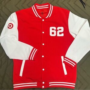 Red and White Varsity Jacket